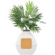 Good Pet Stuff, The Courtyard Hidden Cat Litter Box, Artificial Plants and Closed Square Cat Litter Box, Vented and Odour Filter, Easy to Clean, White Birch Good Pet Stuff, The Courtyard Hidden Cat Litter Box, Artificial Plants and Closed Square Cat Litter Box, Vented and Odour Filter, Easy to Clean, White Birch
