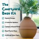 Good Pet Stuff, The Courtyard Hidden Cat Litter Box, Artificial Plants and Closed Square Cat Litter Tray, Ventilated and Odour Filter, Easy Clean, Mocha Brown Good Pet Stuff, The Courtyard Hidden Cat Litter Box, Artificial Plants and Closed Square Cat Litter Tray, Ventilated and Odour Filter, Easy Clean, Mocha Brown