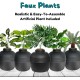 Good Pet Stuff, The Original Hidden Cat Litter Box, Artificial Plants and Closed Cat Litter Box, Ventilated and Odour Filter, Easy to Clean, Black Suede Good Pet Stuff, The Original Hidden Cat Litter Box, Artificial Plants and Closed Cat Litter Box, Ventilated and Odour Filter, Easy to Clean, Black Suede