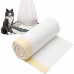 HENGBIRD Cat Litter Box Bag 1 Roll 20 Pieces Cat Litter Box Bag with Drawstring Thickened Bag for Cat Litter Tray Tear-Resistant Cat Litter Tray Bag Strong Load Capacity 79 x 45 cm HENGBIRD Cat Litter Box Bag 1 Roll 20 Pieces Cat Litter Box Bag with Drawstring Thickened Bag for Cat Litter Tray Tear-Resistant Cat Litter Tray Bag Strong Load Capacity 79 x 45 cm