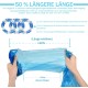 HUPIRCT Nappy Bin Refill Cassettes, 50% Longer Length, More Capacity, Additional Odour-Inhibiting EVOH Material, Seven Layers Thickness, Super Compatibility (Pack of 1) HUPIRCT Nappy Bin Refill Cassettes, 50% Longer Length, More Capacity, Additional Odour-Inhibiting EVOH Material, Seven Layers Thickness, Super Compatibility (Pack of 1)