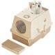 Hapihom Stainless Steel Cat Litter Tray with Lid, 60 x 40 x 39 cm, Metal Cat Litter Tray Closed with Sand Filter Pedal and Litter Scoop, XXL Large Removable High Rim Cat Litter Tray, Easy to Clean Hapihom Stainless Steel Cat Litter Tray with Lid, 60 x 40 x 39 cm, Metal Cat Litter Tray Closed with Sand Filter Pedal and Litter Scoop, XXL Large Removable High Rim Cat Litter Tray, Easy to Clean