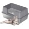 Hapihom Stainless Steel Cat Litter Tray with Lid, Cat Litter Tray with High Side Walls and Non-Stick Coating, with Anti-Leak Mat and Litter Scoop, Leak-Proof, Easy to Clean, 60 x 40 x 31.5 cm Hapihom Stainless Steel Cat Litter Tray with Lid, Cat Litter Tray with High Side Walls and Non-Stick Coating, with Anti-Leak Mat and Litter Scoop, Leak-Proof, Easy to Clean, 60 x 40 x 31.5 cm