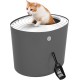IRIS Top Entry Cat Litter Box, Dark Gray/White IRIS Top Entry Cat Litter Box, Dark Gray/White