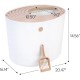 IRIS Top Entry Cat Litter Box, White IRIS Top Entry Cat Litter Box, White