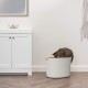 IRIS Top Entry Cat Litter Box, White IRIS Top Entry Cat Litter Box, White