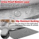 Improved Cat Litter Tray Mat 70 x 55 cm | Cat Litter Mat Pad for Cat Litter Tray Mat | Double Layer Design Waterproof Urine Proof Easy Cleaning Cat Mat - Grey Improved Cat Litter Tray Mat 70 x 55 cm | Cat Litter Mat Pad for Cat Litter Tray Mat | Double Layer Design Waterproof Urine Proof Easy Cleaning Cat Mat - Grey