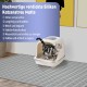 Iptienda Cat Litter Tray Mat, 86 x 56 cm, Silicone Cat Litter Mat, Non-Slip, Cat Litter Tray Mat, Waterproof Anti-Urine, Cat Litter Tray Mat, Easy to Clean (Grey) Iptienda Cat Litter Tray Mat, 86 x 56 cm, Silicone Cat Litter Mat, Non-Slip, Cat Litter Tray Mat, Waterproof Anti-Urine, Cat Litter Tray Mat, Easy to Clean (Grey)