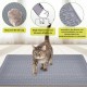 Iptienda Cat Litter Tray Mat, 86 x 56 cm, Silicone Cat Litter Mat, Non-Slip, Cat Litter Tray Mat, Waterproof Anti-Urine, Cat Litter Tray Mat, Easy to Clean (Grey) Iptienda Cat Litter Tray Mat, 86 x 56 cm, Silicone Cat Litter Mat, Non-Slip, Cat Litter Tray Mat, Waterproof Anti-Urine, Cat Litter Tray Mat, Easy to Clean (Grey)