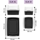 Iris Ohyama CLH-12 Cat Litter Tray, up to 7 kg, Set of 2, Grey, Open, without Lid, High Removable Edge, for Large Cats, Kittens, XXL Cat Litter Box, BPA-Free Iris Ohyama CLH-12 Cat Litter Tray, up to 7 kg, Set of 2, Grey, Open, without Lid, High Removable Edge, for Large Cats, Kittens, XXL Cat Litter Box, BPA-Free