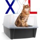 Iris Ohyama, Extra Large Cat Litter Tray XL Cat Litter Tray Grey High Sided Tray Removable Sides Leak-Proof Easy Clean for Large Adult Cat Two Animals Maine Coon BPA Free Iris Ohyama, Extra Large Cat Litter Tray XL Cat Litter Tray Grey High Sided Tray Removable Sides Leak-Proof Easy Clean for Large Adult Cat Two Animals Maine Coon BPA Free