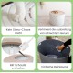 Iris Ohyama, Large Plastic Cat Litter Tray with Top Access, includes Scoop and Slotted Lid, W 53 x D 41 x H 37 cm, Unit, BPA-Free, Scoop Holder, PUNT-530, White/Beige Iris Ohyama, Large Plastic Cat Litter Tray with Top Access, includes Scoop and Slotted Lid, W 53 x D 41 x H 37 cm, Unit, BPA-Free, Scoop Holder, PUNT-530, White/Beige