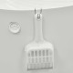 Iris Ohyama, Large Plastic Cat Litter Tray with Top Access, includes Scoop and Slotted Lid, W 53 x D 41 x H 37 cm, Unit, BPA-Free, Scoop Holder, PUNT-530, White/Beige Iris Ohyama, Large Plastic Cat Litter Tray with Top Access, includes Scoop and Slotted Lid, W 53 x D 41 x H 37 cm, Unit, BPA-Free, Scoop Holder, PUNT-530, White/Beige