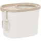 Iris Ohyama, Large Plastic Cat Litter Tray with Top Access, includes Scoop and Slotted Lid, W 53 x D 41 x H 37 cm, Unit, BPA-Free, Scoop Holder, PUNT-530, White/Beige Iris Ohyama, Large Plastic Cat Litter Tray with Top Access, includes Scoop and Slotted Lid, W 53 x D 41 x H 37 cm, Unit, BPA-Free, Scoop Holder, PUNT-530, White/Beige