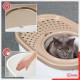 Iris Ohyama, Large Plastic Cat Litter Tray with Top Access, includes Scoop and Slotted Lid, W 53 x D 41 x H 37 cm, Unit, BPA-Free, Scoop Holder, PUNT-530, White/Beige Iris Ohyama, Large Plastic Cat Litter Tray with Top Access, includes Scoop and Slotted Lid, W 53 x D 41 x H 37 cm, Unit, BPA-Free, Scoop Holder, PUNT-530, White/Beige