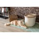 Iris Ohyama, Large Plastic Cat Litter Tray with Top Access, includes Scoop and Slotted Lid, W 53 x D 41 x H 37 cm, Unit, BPA-Free, Scoop Holder, PUNT-530, White/Beige Iris Ohyama, Large Plastic Cat Litter Tray with Top Access, includes Scoop and Slotted Lid, W 53 x D 41 x H 37 cm, Unit, BPA-Free, Scoop Holder, PUNT-530, White/Beige