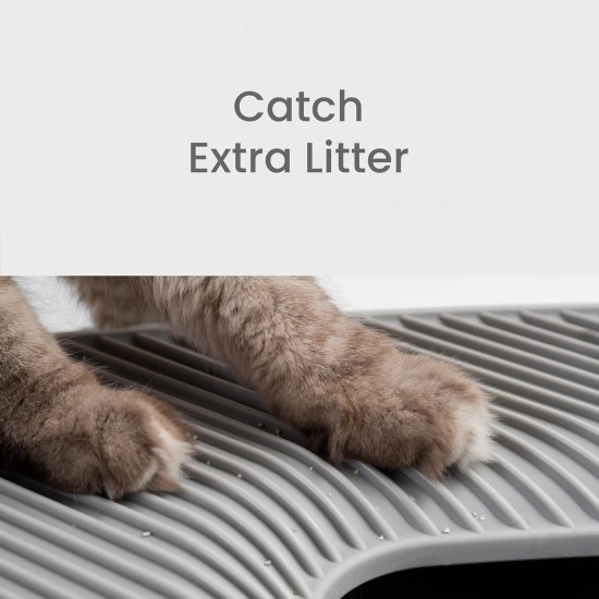 Iris Ohyama, Large Plastic Cat Litter Tray with Top Access, includes Scoop and Slotted Lid, W 53 x D 41 x H 37 cm, Unit, BPA-Free, Scoop Holder, PUNT-530, White/Beige Iris Ohyama, Large Plastic Cat Litter Tray with Top Access, includes Scoop and Slotted Lid, W 53 x D 41 x H 37 cm, Unit, BPA-Free, Scoop Holder, PUNT-530, White/Beige