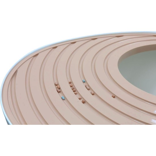 Iris Ohyama, Large Plastic Cat Litter Tray with Top Access, includes Scoop and Slotted Lid, W 53 x D 41 x H 37 cm, Unit, BPA-Free, Scoop Holder, PUNT-530, White/Beige Iris Ohyama, Large Plastic Cat Litter Tray with Top Access, includes Scoop and Slotted Lid, W 53 x D 41 x H 37 cm, Unit, BPA-Free, Scoop Holder, PUNT-530, White/Beige