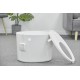 Iris Ohyama, Plastic Cat Litter Tray with Top Entry, includes Scoop and Slotted Lid, W 53 x D 41 x H 37 cm, PUNT-530, Grey Iris Ohyama, Plastic Cat Litter Tray with Top Entry, includes Scoop and Slotted Lid, W 53 x D 41 x H 37 cm, PUNT-530, Grey