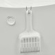 Iris Ohyama, Plastic Cat Litter Tray with Top Entry, includes Scoop and Slotted Lid, W 53 x D 41 x H 37 cm, PUNT-530, Grey Iris Ohyama, Plastic Cat Litter Tray with Top Entry, includes Scoop and Slotted Lid, W 53 x D 41 x H 37 cm, PUNT-530, Grey