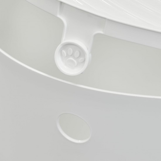Iris Ohyama, Plastic Cat Litter Tray with Top Entry, includes Scoop and Slotted Lid, W 53 x D 41 x H 37 cm, PUNT-530, Grey Iris Ohyama, Plastic Cat Litter Tray with Top Entry, includes Scoop and Slotted Lid, W 53 x D 41 x H 37 cm, PUNT-530, Grey