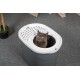 Iris Ohyama, Plastic Cat Litter Tray with Top Entry, includes Scoop and Slotted Lid, W 53 x D 41 x H 37 cm, PUNT-530, Grey Iris Ohyama, Plastic Cat Litter Tray with Top Entry, includes Scoop and Slotted Lid, W 53 x D 41 x H 37 cm, PUNT-530, Grey