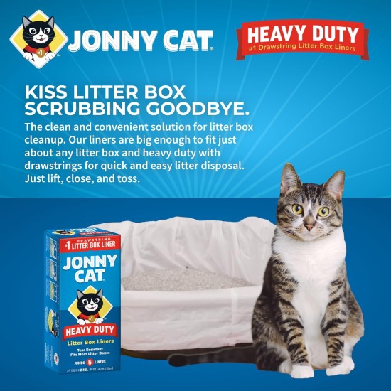 Jonny CAT 15 x Heavy Duty Bin Liners C00150 Jonny CAT 15 x Heavy Duty Bin Liners C00150