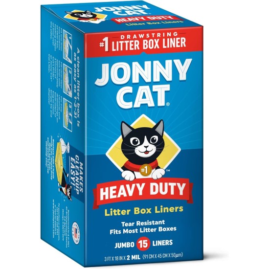 Jonny CAT 15 x Heavy Duty Bin Liners C00150 Jonny CAT 15 x Heavy Duty Bin Liners C00150