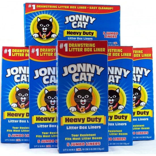 Jonny CAT 15 x Heavy Duty Bin Liners C00150 Jonny CAT 15 x Heavy Duty Bin Liners C00150