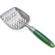 Karlie Aluminium poop scoop, length: 34 cm, width: 14 cm, height: 5 cm, green Karlie Aluminium poop scoop, length: 34 cm, width: 14 cm, height: 5 cm, green