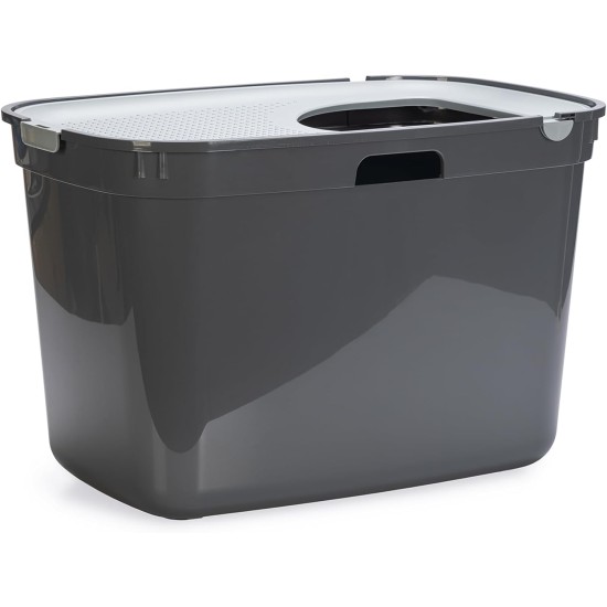 Karlie Eco Top Cat Litter Tray 59 x 39 x 38 cm Grey Karlie Eco Top Cat Litter Tray 59 x 39 x 38 cm Grey
