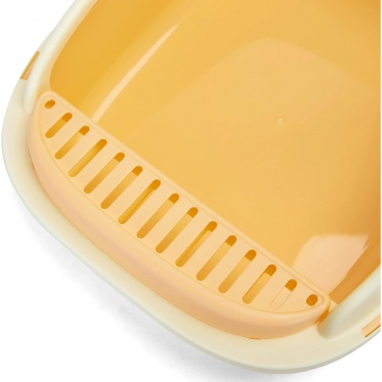 Katzentoilette mit Schaufel, kompaktes Design, einfache Reinigung und Geruchskontrollsystem; ideal für die Pflege und Hygiene von Haustieren. Katzentoilette mit Schaufel, kompaktes Design, einfache Reinigung und Geruchskontrollsystem; ideal für die Pflege und Hygiene von Haustieren.