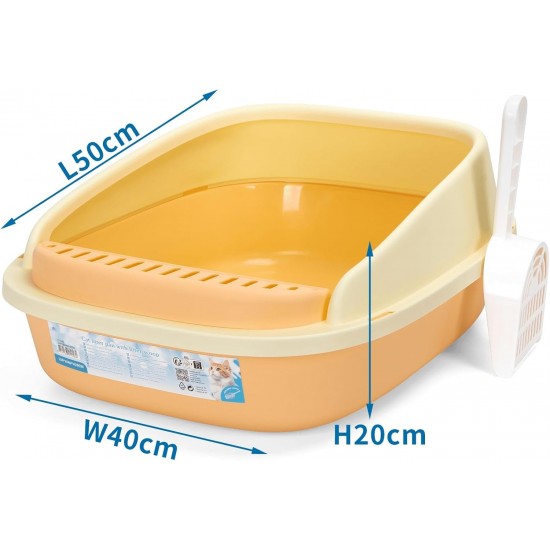 Katzentoilette mit Schaufel, kompaktes Design, einfache Reinigung und Geruchskontrollsystem; ideal für die Pflege und Hygiene von Haustieren. Katzentoilette mit Schaufel, kompaktes Design, einfache Reinigung und Geruchskontrollsystem; ideal für die Pflege und Hygiene von Haustieren.