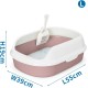 Katzentoilette mit Schaufel und hygienischem Design, ideal für die Sauberkeit und den Komfort Ihres Haustiers. Katzentoilette mit Schaufel und hygienischem Design, ideal für die Sauberkeit und den Komfort Ihres Haustiers.