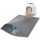 Kaxionage cat litter mat large size 76 x 61 cm cat litter tray underlay honeycomb design cat litter mat waterproof double layer design honeycomb mat Kaxionage cat litter mat large size 76 x 61 cm cat litter tray underlay honeycomb design cat litter mat waterproof double layer design honeycomb mat