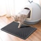 Kaxionage cat litter mat large size 76 x 61 cm cat litter tray underlay honeycomb design cat litter mat waterproof double layer design honeycomb mat Kaxionage cat litter mat large size 76 x 61 cm cat litter tray underlay honeycomb design cat litter mat waterproof double layer design honeycomb mat