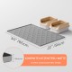 Kaxionage cat litter mat large size 76 x 61 cm cat litter tray underlay honeycomb design cat litter mat waterproof double layer design honeycomb mat Kaxionage cat litter mat large size 76 x 61 cm cat litter tray underlay honeycomb design cat litter mat waterproof double layer design honeycomb mat