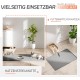 Kaxionage cat litter mat large size 76 x 61 cm cat litter tray underlay honeycomb design cat litter mat waterproof double layer design honeycomb mat Kaxionage cat litter mat large size 76 x 61 cm cat litter tray underlay honeycomb design cat litter mat waterproof double layer design honeycomb mat
