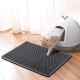 Kaxionage cat litter mat large size 76 x 61 cm cat litter tray underlay honeycomb design cat litter mat waterproof double layer design honeycomb mat Kaxionage cat litter mat large size 76 x 61 cm cat litter tray underlay honeycomb design cat litter mat waterproof double layer design honeycomb mat