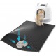 Kaxionage cat litter mat large size 76 x 61 cm cat litter tray underlay honeycomb design cat litter mat waterproof double layer design honeycomb mat Kaxionage cat litter mat large size 76 x 61 cm cat litter tray underlay honeycomb design cat litter mat waterproof double layer design honeycomb mat