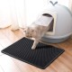 Kaxionage cat litter mat large size 76 x 61 cm cat litter tray underlay honeycomb design cat litter mat waterproof double layer design honeycomb mat Kaxionage cat litter mat large size 76 x 61 cm cat litter tray underlay honeycomb design cat litter mat waterproof double layer design honeycomb mat