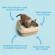 Kitty Sift Jumbo Disposable Cat Litter Tray and Liners Single Set Kitty Sift Jumbo Disposable Cat Litter Tray and Liners Single Set