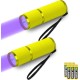LEAGY 2 Pack Mini UV Torch with 9 LEDs and Batteries - Pet Urine Detector for Dog/Cat, Fluorescent Agent, Dry Spots, Counterfeit Detection, Banknotes, Bed Bugs etc (Green) LEAGY 2 Pack Mini UV Torch with 9 LEDs and Batteries - Pet Urine Detector for Dog/Cat, Fluorescent Agent, Dry Spots, Counterfeit Detection, Banknotes, Bed Bugs etc (Green)