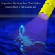 LEAGY 2 Pack Mini UV Torch with 9 LEDs and Batteries - Pet Urine Detector for Dog/Cat, Fluorescent Agent, Dry Spots, Counterfeit Detection, Banknotes, Bed Bugs etc (Green) LEAGY 2 Pack Mini UV Torch with 9 LEDs and Batteries - Pet Urine Detector for Dog/Cat, Fluorescent Agent, Dry Spots, Counterfeit Detection, Banknotes, Bed Bugs etc (Green)