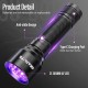 LED Black Light Torch with 21 LEDs, Mini UV Lamp with 395 nm, Ultraviolet Light for Geocaching, Pet Urine Detector, Dried Stains of Dogs and Other Pets LED Black Light Torch with 21 LEDs, Mini UV Lamp with 395 nm, Ultraviolet Light for Geocaching, Pet Urine Detector, Dried Stains of Dogs and Other Pets