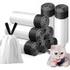 LEKEFETO 8 Rolls Katzentoiletten-Einlagen: 160 Stück Katzenklo-Beutel, 45 * 50cm Katzenklo Tüten Beutel für Katzentoilette für Einfachen Wechsel Katzenstreu, Beutel für Katzentoilette mit Zugbändern