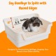 Large Rabbit Cat Litter Tray with Plastic Grid and Tilt Tray, Safe for Rabbit Feet, Pet Waste Station for Rabbit Supplies - Rabbit Cage Accessories, Cage Hooks for Corner Cat Litter Tray Training Large Rabbit Cat Litter Tray with Plastic Grid and Tilt Tray, Safe for Rabbit Feet, Pet Waste Station for Rabbit Supplies - Rabbit Cage Accessories, Cage Hooks for Corner Cat Litter Tray Training
