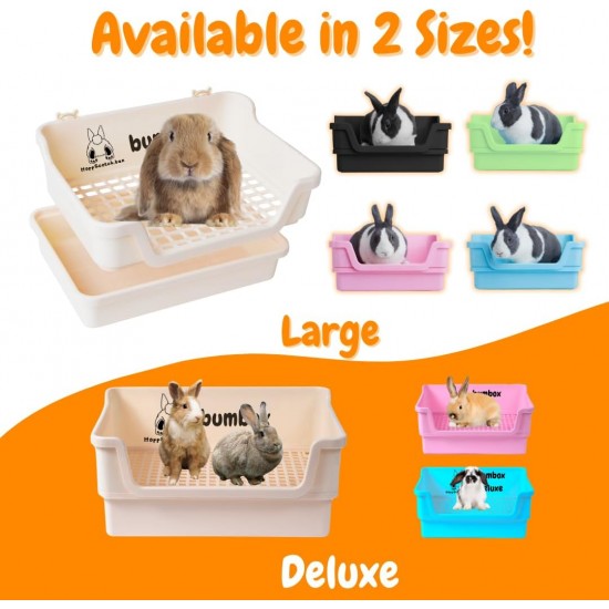 Large Rabbit Cat Litter Tray with Plastic Grid and Tilt Tray, Safe for Rabbit Feet, Pet Waste Station for Rabbit Supplies - Rabbit Cage Accessories, Cage Hooks for Corner Cat Litter Tray Training Large Rabbit Cat Litter Tray with Plastic Grid and Tilt Tray, Safe for Rabbit Feet, Pet Waste Station for Rabbit Supplies - Rabbit Cage Accessories, Cage Hooks for Corner Cat Litter Tray Training