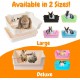 Large Rabbit Cat Litter Tray with Plastic Grid and Tilt Tray, Safe for Rabbit Feet, Pet Waste Station for Rabbit Supplies - Rabbit Cage Accessories, Cage Hooks for Corner Cat Litter Tray Training Large Rabbit Cat Litter Tray with Plastic Grid and Tilt Tray, Safe for Rabbit Feet, Pet Waste Station for Rabbit Supplies - Rabbit Cage Accessories, Cage Hooks for Corner Cat Litter Tray Training
