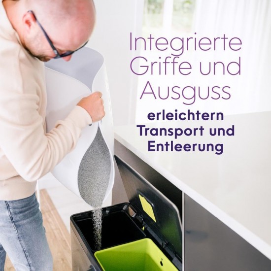 Litter Genie LitterBox Grey Cat Litter Tray Elegant and Practical Design Easy Emptying Includes Scoop Litter Genie LitterBox Grey Cat Litter Tray Elegant and Practical Design Easy Emptying Includes Scoop
